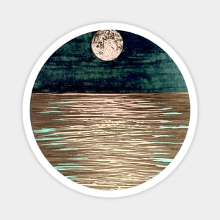 Moonlit Sea Magnet